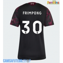 Camisa de time de futebol Liverpool Jeremie Frimpong #30 Replicas 3º Equipamento Feminina 2026-27 Manga Curta